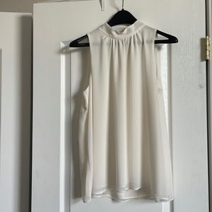 Loft, size medium, cream color shell